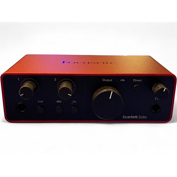 Used Focusrite SCARLETT SOLO GEN 4 Audio Interface