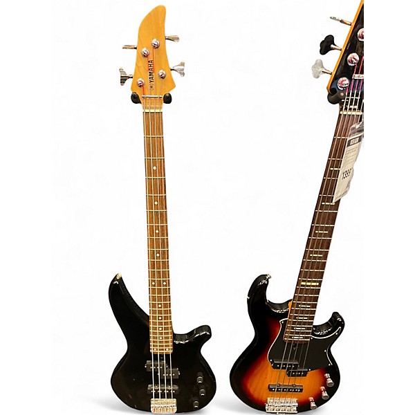 Used Yamaha RBX170 Flat Black Electric Bass Guitar
