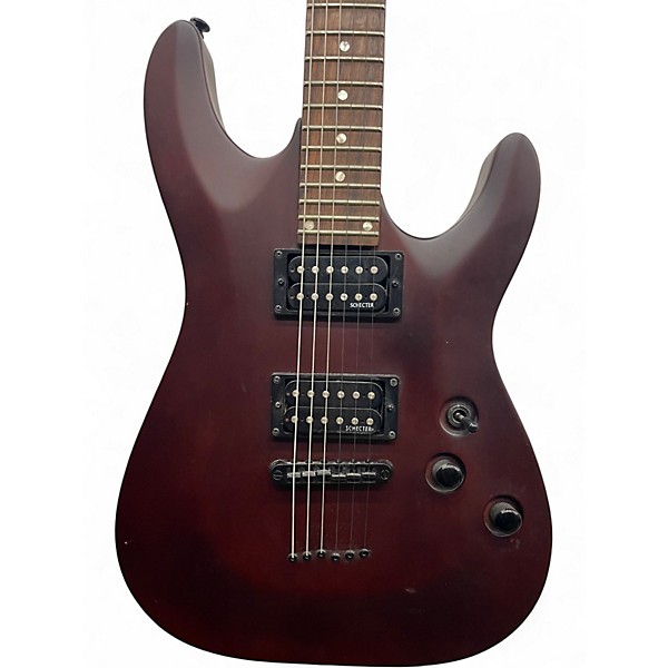 Used Schecter Guitar Research Omen 6 Walnut Solid Body Electric Guitar