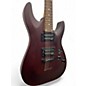 Used Schecter Guitar Research Omen 6 Walnut Solid Body Electric Guitar