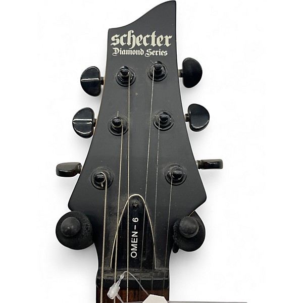 Used Schecter Guitar Research Omen 6 Walnut Solid Body Electric Guitar