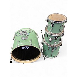 Used PDP by DW 4 Piece Concept Series Seafoam Green Drum Kit