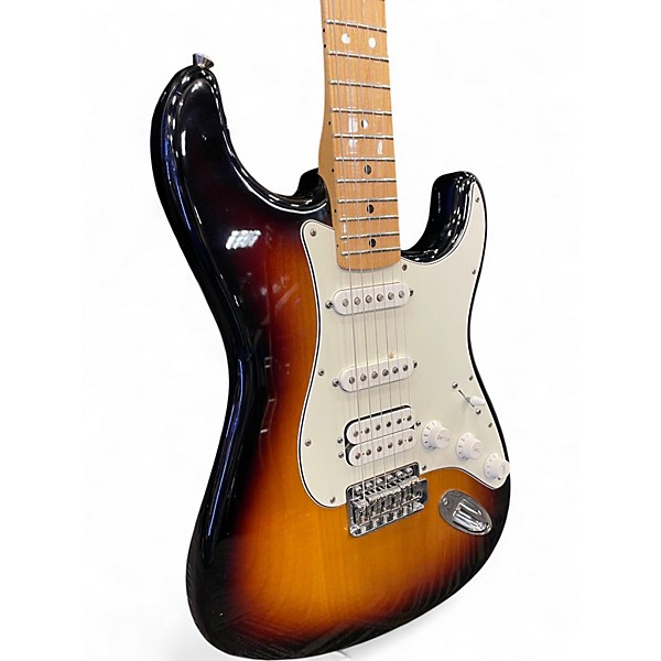 Used 2012 Fender Standard Stratocaster HSS Tobacco Sunburst Solid Body Electric Guitar