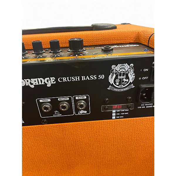 Used Orange Amplifiers CRUSH BASS 50 Bass Combo Amp
