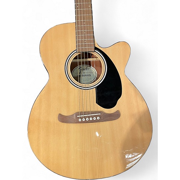 Used Fender FA135CE Concert Natural Acoustic Electric Guitar