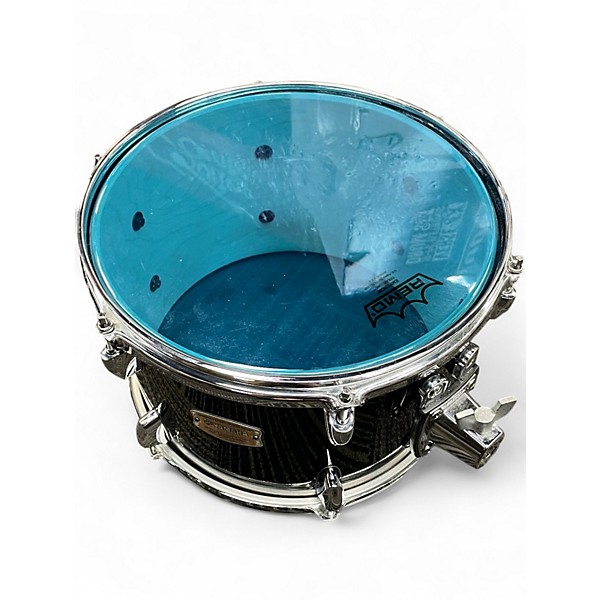 Used Yamaha 4 Piece Stage Custom Black Drum Kit