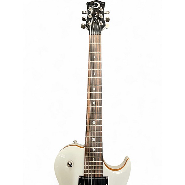 Used Luna APOLLO WHITE Solid Body Electric Guitar