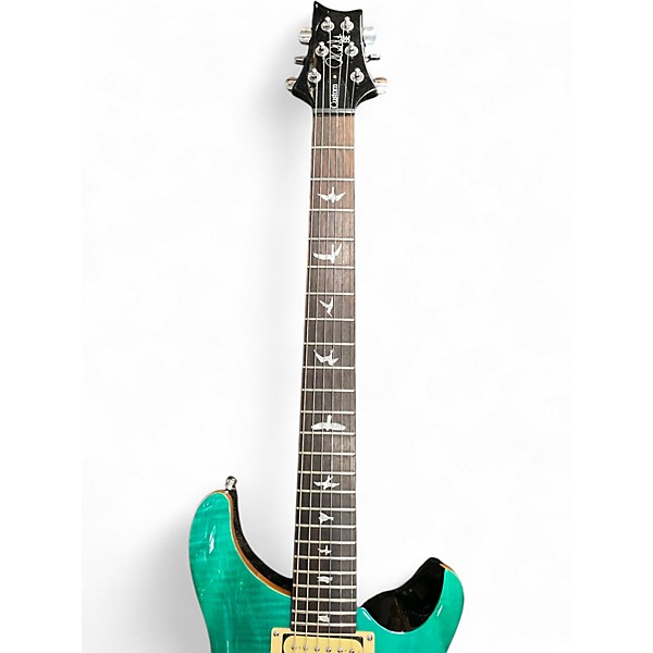 Used PRS SE Custom 24 GREEN Solid Body Electric Guitar