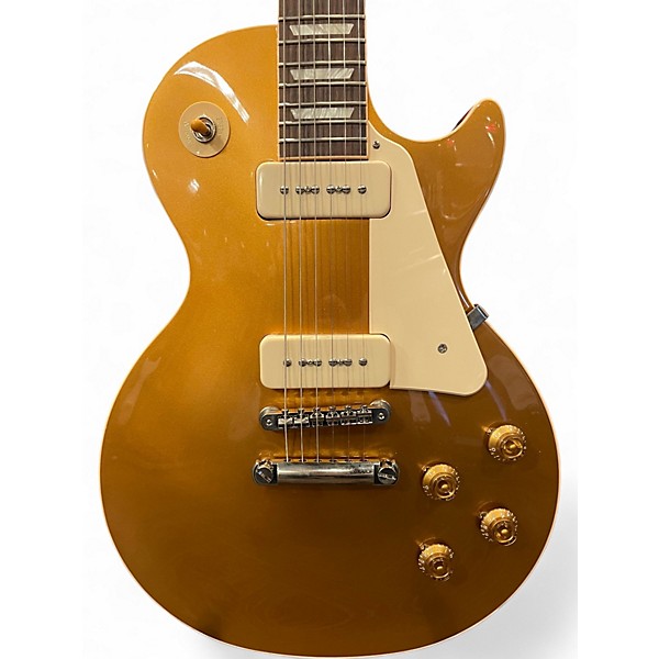 Used Gibson LES PAUL STANDARD 50S P90 GOLD TOP Solid Body Electric Guitar