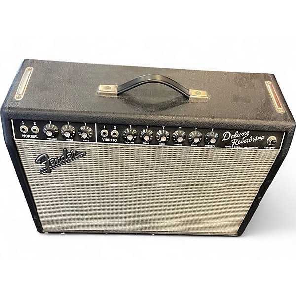 Used Fender Vintage Reissue 1965 Deluxe Reverb Tube Guitar Combo Amp
