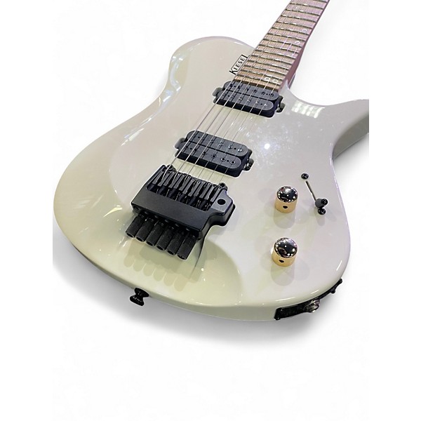 Used Kiesel ZEUS 6 White Solid Body Electric Guitar
