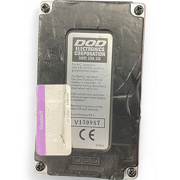 Used DOD FX69B Grunge Distortion Effect Pedal