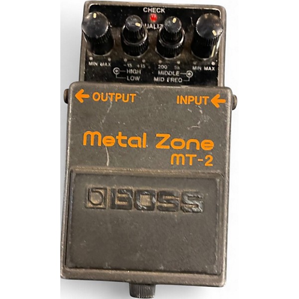Used BOSS MT2 Metal Zone Distortion Effect Pedal