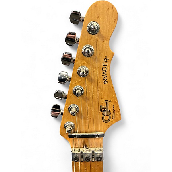 Used G&L Invader Clear Orange Solid Body Electric Guitar