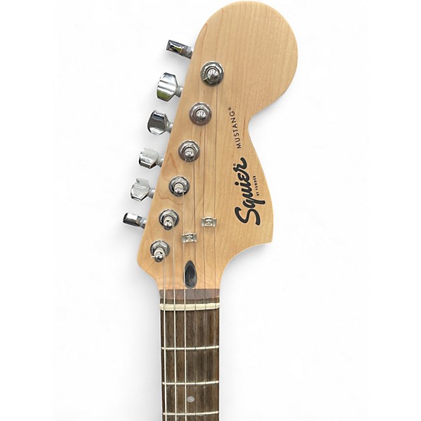 Used Squier Bullet Mustang HH Yellow Solid Body Electric Guitar