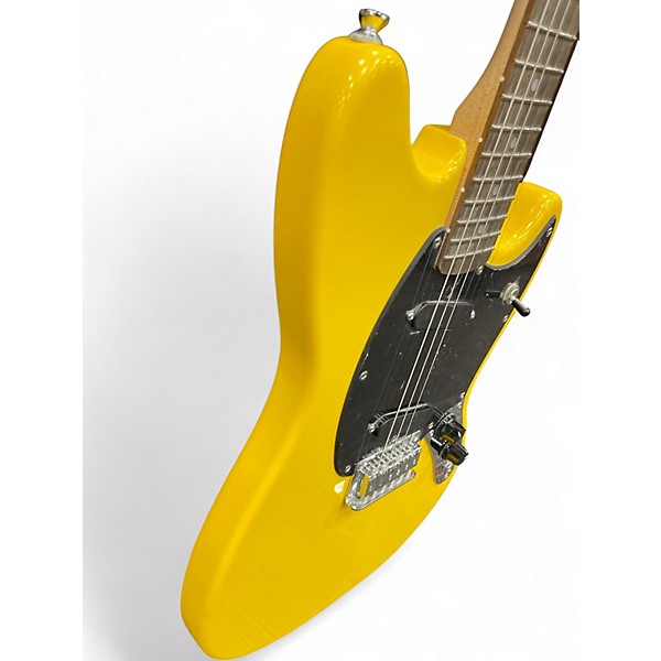 Used Squier Bullet Mustang HH Yellow Solid Body Electric Guitar