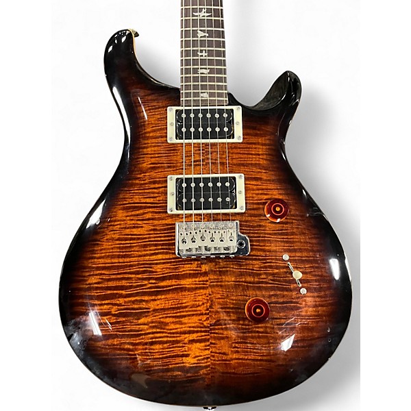 Used PRS SE Custom 24 BROWN QUILT Solid Body Electric Guitar