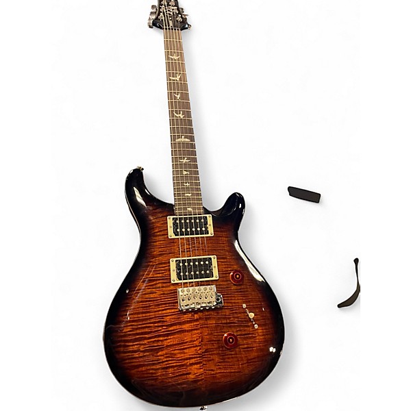 Used PRS SE Custom 24 BROWN QUILT Solid Body Electric Guitar