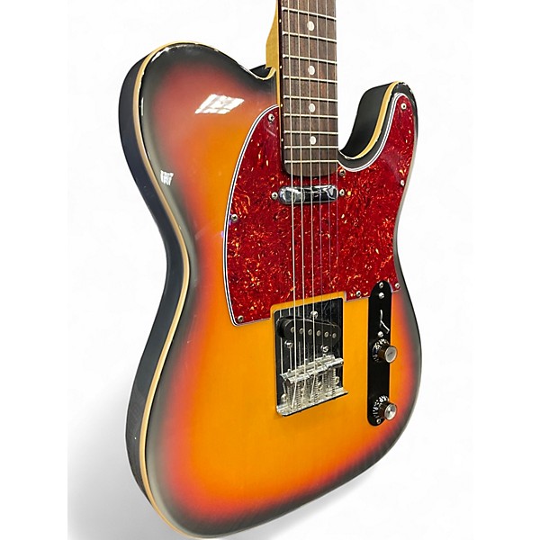 Used Welch Twang Slinger Faded Sunburst Solid Body Electric Guitar