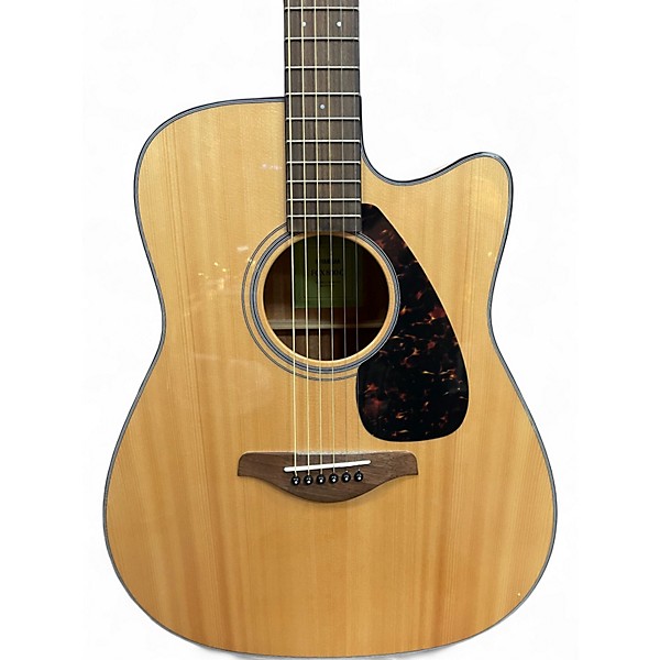 Used Yamaha FGX800C Natural Acoustic Electric Guitar