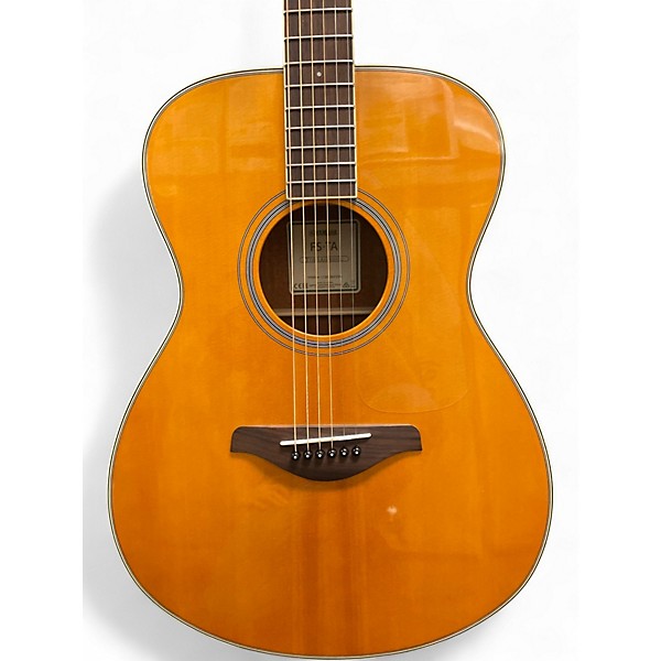 Used Yamaha FSTA TransAcoustic Concert Antique Natural Acoustic Electric Guitar