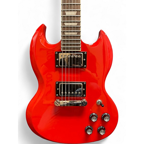 Used Epiphone SG Junior Dakota Red Solid Body Electric Guitar