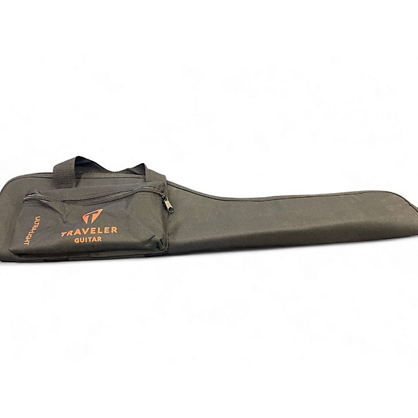 Used Traveler Guitar  LEFT HANDED Ultra Light Black Acoustic Electric Guitar