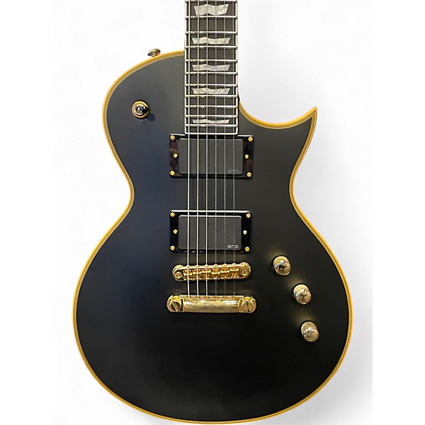 Used ESP LTD EC1000 Deluxe Black Solid Body Electric Guitar
