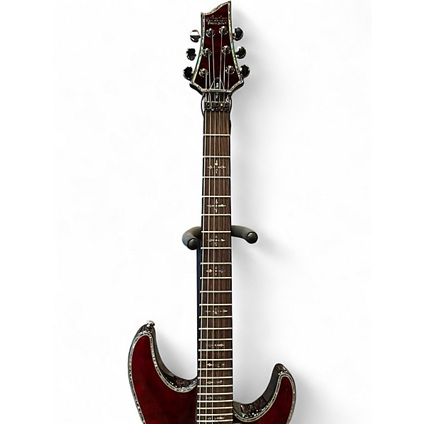 Used Schecter Guitar Research Hellraiser C1 RED Solid Body Electric Guitar