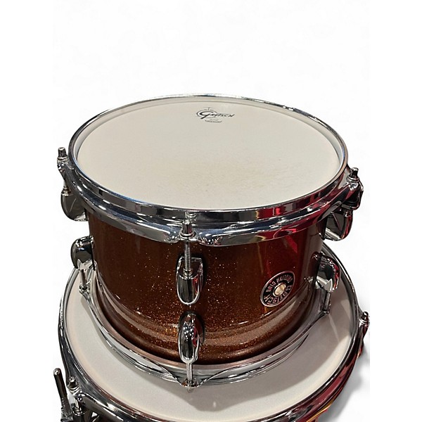 Used Gretsch Drums 4 Piece Catalina Club Series Bronze Sparkle Drum Kit