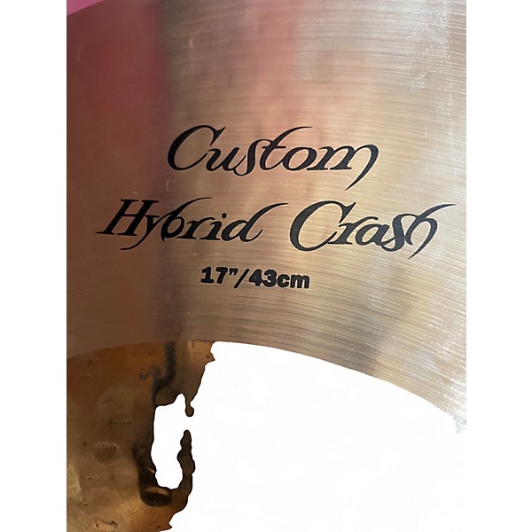 Used Zildjian 17in K Custom Hybrid Crash Cymbal