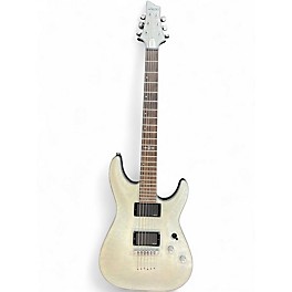 Used Schecter Guitar Research C1 Platinum White Solid Body Electric Guitar