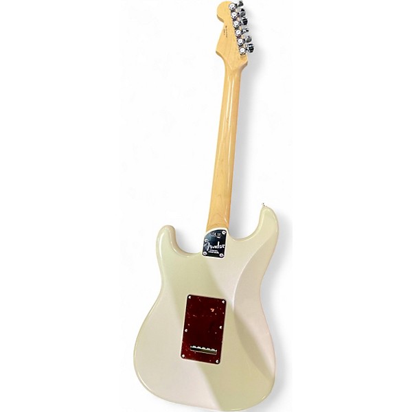 Used Fender American Elite Stratocaster Olympic White Solid Body Electric Guitar