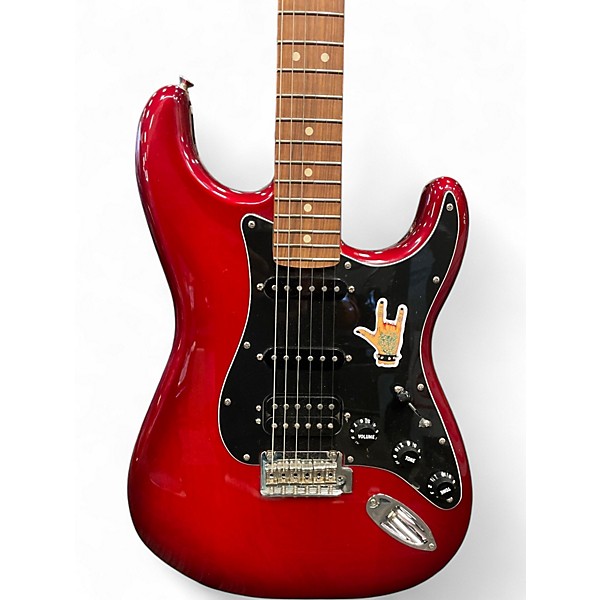 Used Fender Player Stratocaster Candy Red Burst Solid Body Electric Guitar