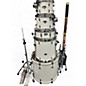 Used Pearl 5 Piece Export WHITE Drum Kit thumbnail