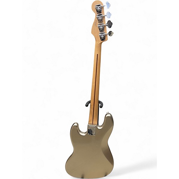Used Fender 75th Anniversary Commemorative American Jazz Bass Inca Silver Electric Bass Guitar