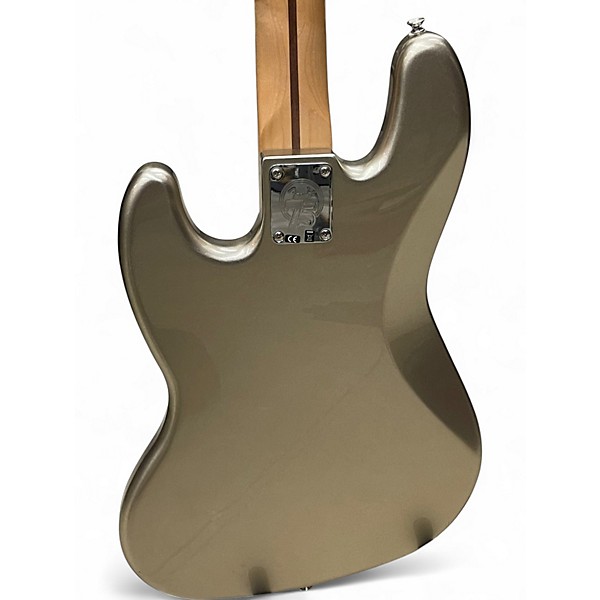 Used Fender 75th Anniversary Commemorative American Jazz Bass Inca Silver Electric Bass Guitar