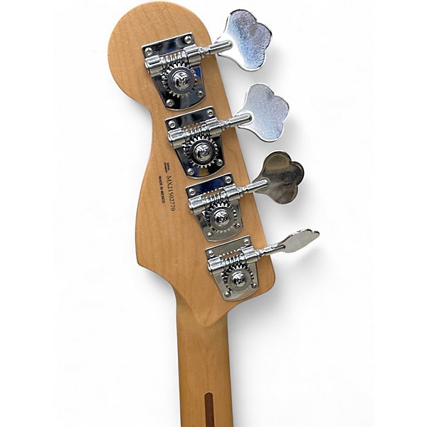 Used Fender 75th Anniversary Commemorative American Jazz Bass Inca Silver Electric Bass Guitar