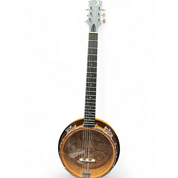Used Luna CELTIC BANJO 2 Color Sunburst Banjo