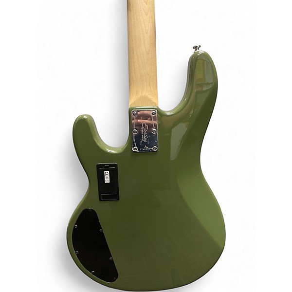 Used Sterling by Music Man RAY4HH OLIVE GREEN Electric Bass Guitar
