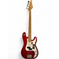 Used Samick lb11r Candy Apple Red Metallic Electric Bass Guitar thumbnail