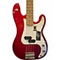 Used Samick lb11r Candy Apple Red Metallic Electric Bass Guitar