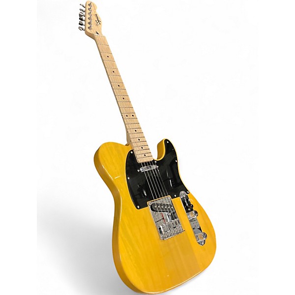 Used Squier Telecaster Butterscotch Solid Body Electric Guitar