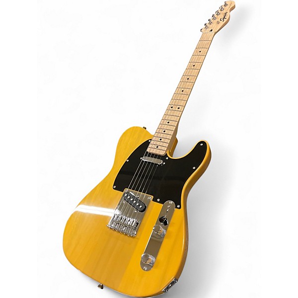 Used Squier Telecaster Butterscotch Solid Body Electric Guitar