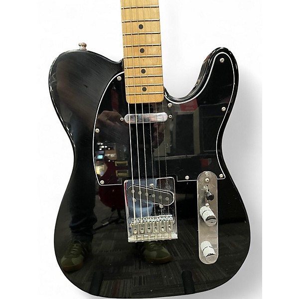 Used Fender Standard Telecaster Black Solid Body Electric Guitar