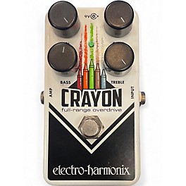 Used Electro-Harmonix Crayon Full Range Overdrive Effect Pedal