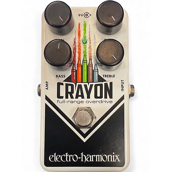Used Electro-Harmonix Crayon Full Range Overdrive Effect Pedal