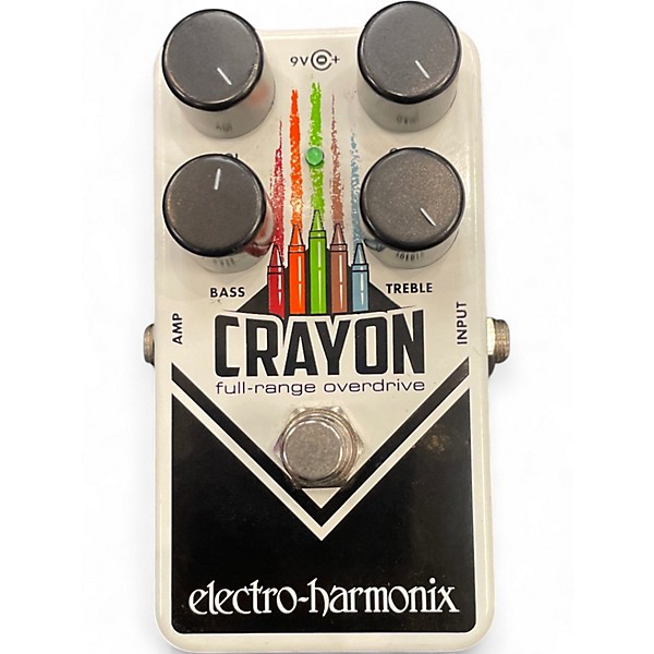 Used Electro-Harmonix Crayon Full Range Overdrive Effect Pedal