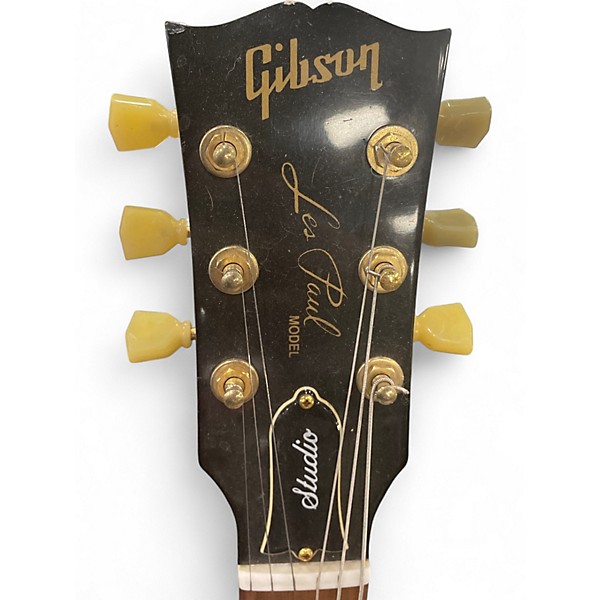 Used Gibson LH Les Paul Studio Black Solid Body Electric Guitar
