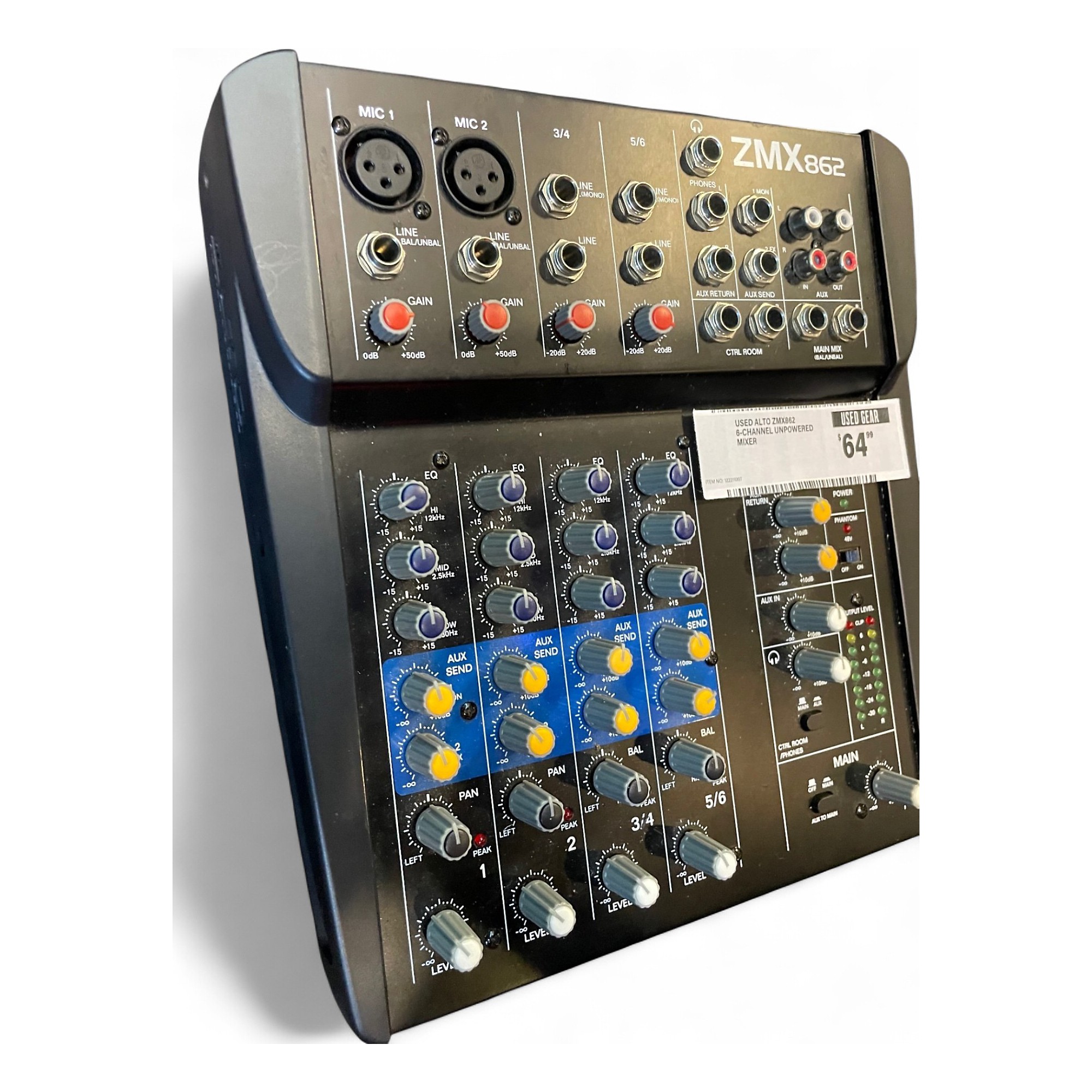 Used Alto ZMX862 6-Channel Unpowered Mixer | Guitar Center
